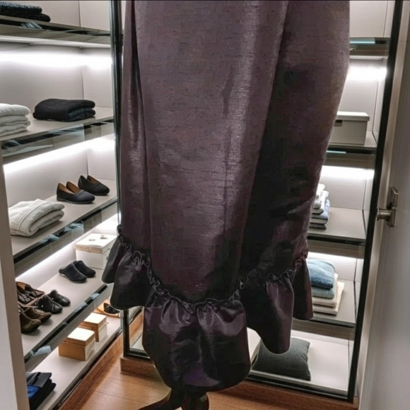 Oscar De La Renta Dress, Black, Sleeveless, Ruffles Size 10 D6.3.1201 - Picture 3 of 7